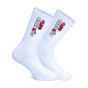 SneakFreaxx Chaussettes Sneaker Guys Blanc-Rouge